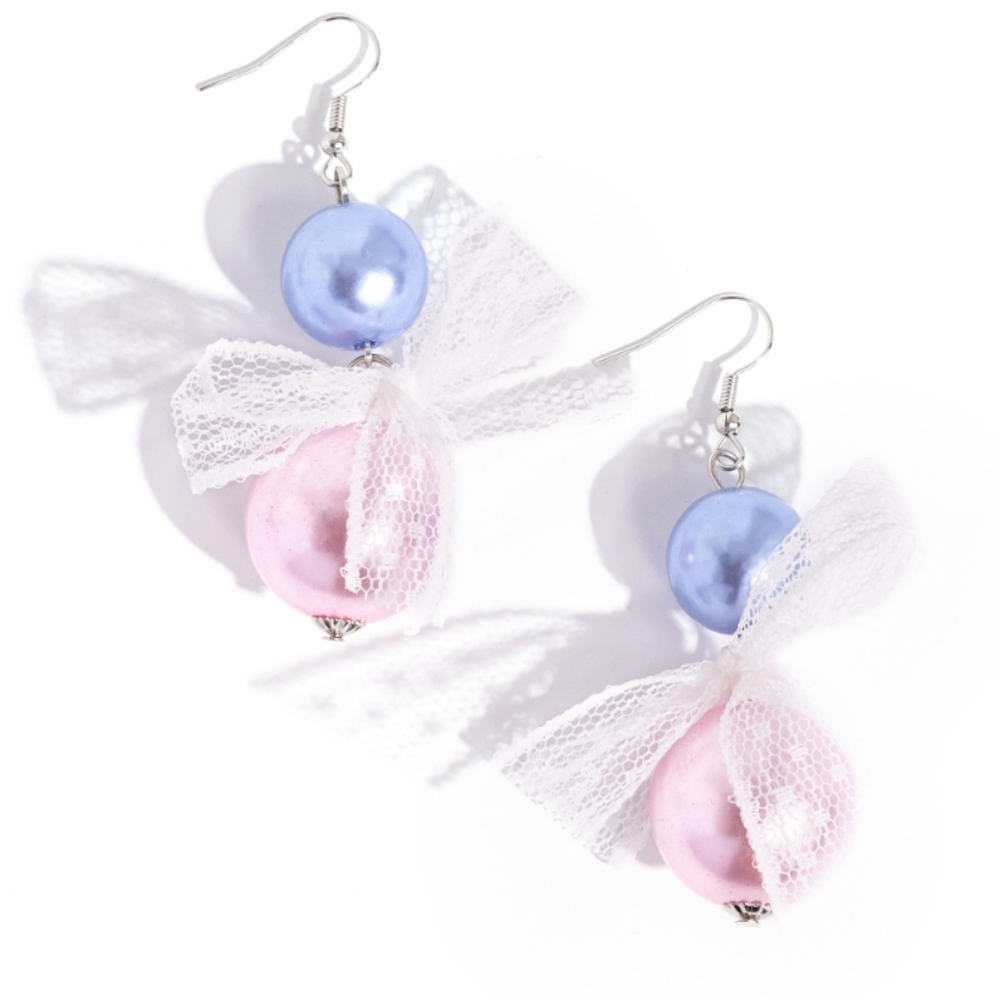 Elegance Ease Muli Earrings  Pearls